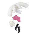 thumbnail image 2 of Conjunto de ropa para muñecas BJD 1/6, juguete de simulación, accesorios de bricolaje, utilería para fotos de escena, lindo blanco, 2 of 9