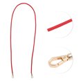 thumbnail image 3 of Unique Bargains 1 Pc Hexagonal Buckle Handbag Strap for Office Red PU Metal, 3 of 5