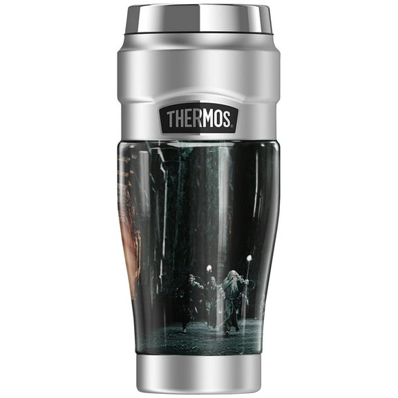 The Lord of The Rings The Mines Of Moria THERMOS STAINLESS KING Stainless Steel Travel Tumbler, Vacuum insulated & Double Wall, 16oz