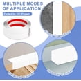 thumbnail image 5 of Duslogis Wall Corner Protector & Edge Guard，Wall Corner Trim Inside & Outside Molding Caulk Strip, Peel and Paste Wall Moulding Edge, Ceiling, Countertop 0.79”W x10’L White, 5 of 7