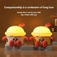 thumbnail image 2 of Birthday Cake Night Light Ornament Bedside Lamp Sensor Pat Lamp Cute Gift for Girlfriend Children, 2 of 5