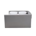 thumbnail image 4 of Allora Modern Fabric Upholstered Full Size Daybed with Trundle in Light Gray, 4 of 11