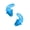 Blue, variant on Silicone Swimming&Sleeping Ear Plugs - Waterproof, Reusable, Comfortable Fit , Noise Canceling ,5 Colors Available, Leak-Proof Ear Protection for Swimming, Showering & Surfing