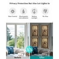 thumbnail image 4 of Window Privacy Film Western Farmhouse Stained Glass Window Film Decorative Sun Block Window Cover Rustic Country Texas Star Retro Window Clings Static Adhesive Sticker for Bathroom 17.7"x78.7", 4 of 7