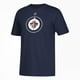 Winnipeg Jets Patrik Laine Adidas NHL Silver Player Name & Number T-Shirt – image 2 sur 2