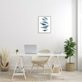 thumbnail image 2 of Stupell Industries Varied Blue Whales Marine Life Bubbles Fins Framed Wall Art, 16 x 20, Design by Elizabeth Tyndall, 2 of 5