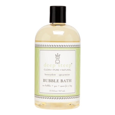 Deep Steep Bubble Bath, Honeydew Spearmint, 17.5 Fl Oz