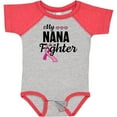thumbnail image 3 of Inktastic Breast Cancer Awareness My Nana is a Fighter Boys or Girls Baby Bodysuit, 3 of 5