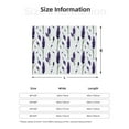 thumbnail image 5 of Yiaed Lavender Flowers Print Blanket Throw Blanket Soft Cozy Flannel Blanket for Home Bed Sofa Couch Chair-40"x30", 5 of 6