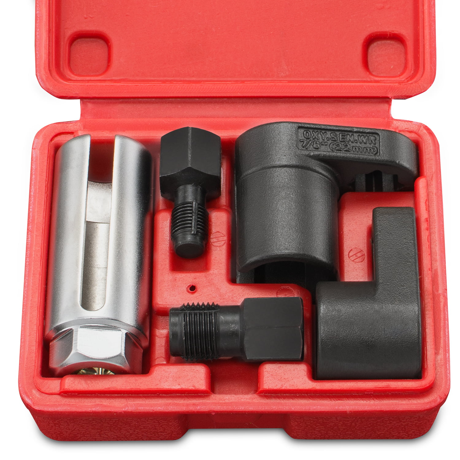 5 pc Oxygen Sensor Socket Vacuum Wrench O2 M12 M18 Tool Renew Thread Chaser set