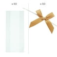 thumbnail image 2 of Cellophane Bags with Gold Bow Clear Medium Kit Assortment May Vary, 2 of 2