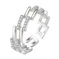thumbnail image 2 of Guardurnaity Anillo Irregular para mujer, anillos de apertura ajustables de aleación de Zinc, decoraciones de mano para citas, joyería para madre Ropa, zapatos y accesorios Miscelánea, 2 of 6