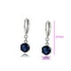 thumbnail image 2 of Clasicos Aretes Dama Colgantes Swarovski Zafiro Oro 14K Lam azul Unitalla, 2 of 7