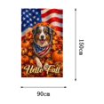 thumbnail image 2 of Zznnkj Seasonal Garden Flags, Yard Flags Fall Winter & Holiday Porch Outdoor Farmhouse Decorations, 4th of July, Thanksgiving, Halloween, Christmas for All Seasons, 2 of 6