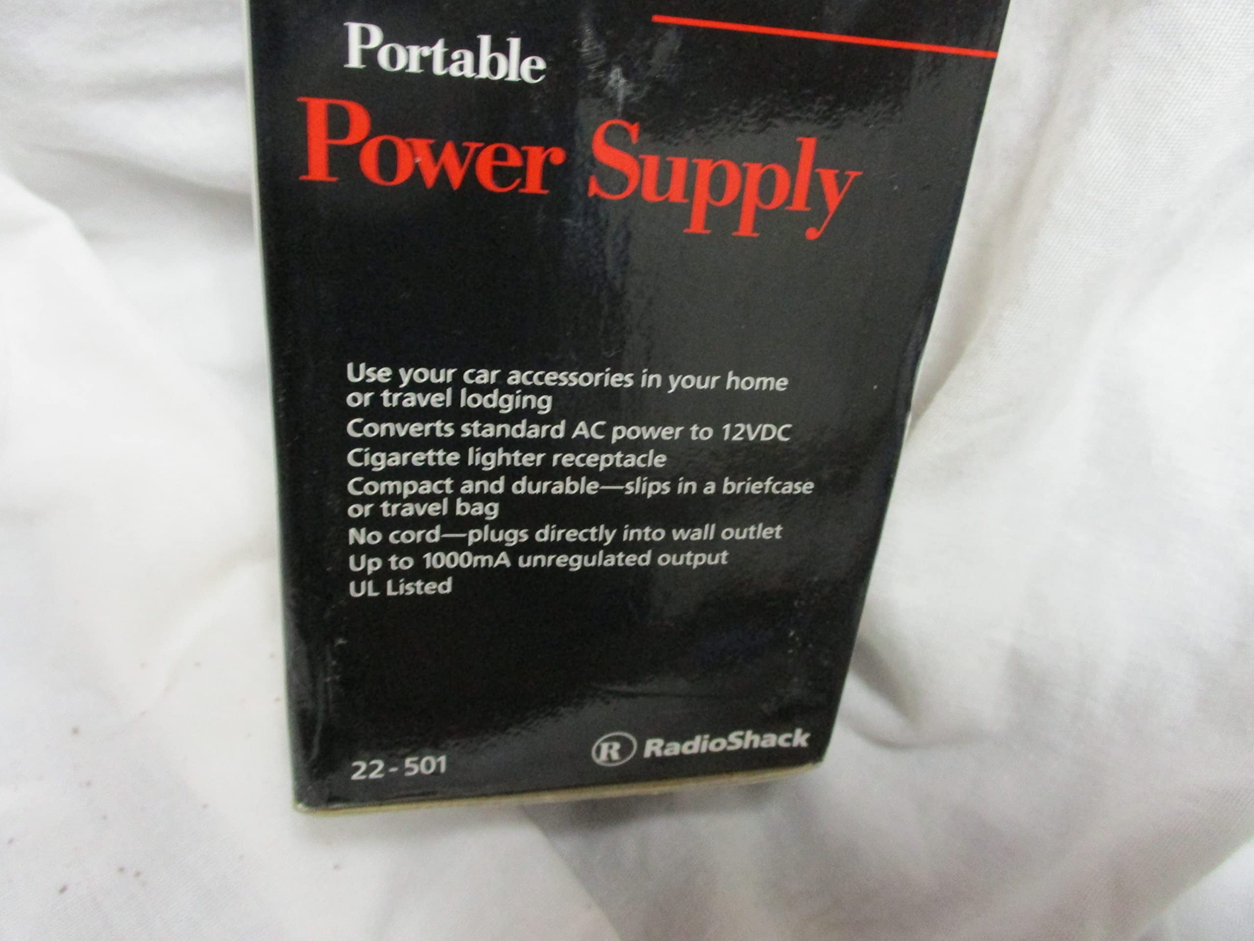Radioshack Portable Power Supply Ac to DC JWS