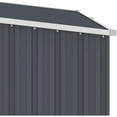 thumbnail image 4 of Prograde Remise de Jardin en Bois – Anthracite 96.5x38.6x62.6 – Acier Galvanisé, Rangement Extérieur, Design Moderne, Résistant aux Intempéries, 4 of 6