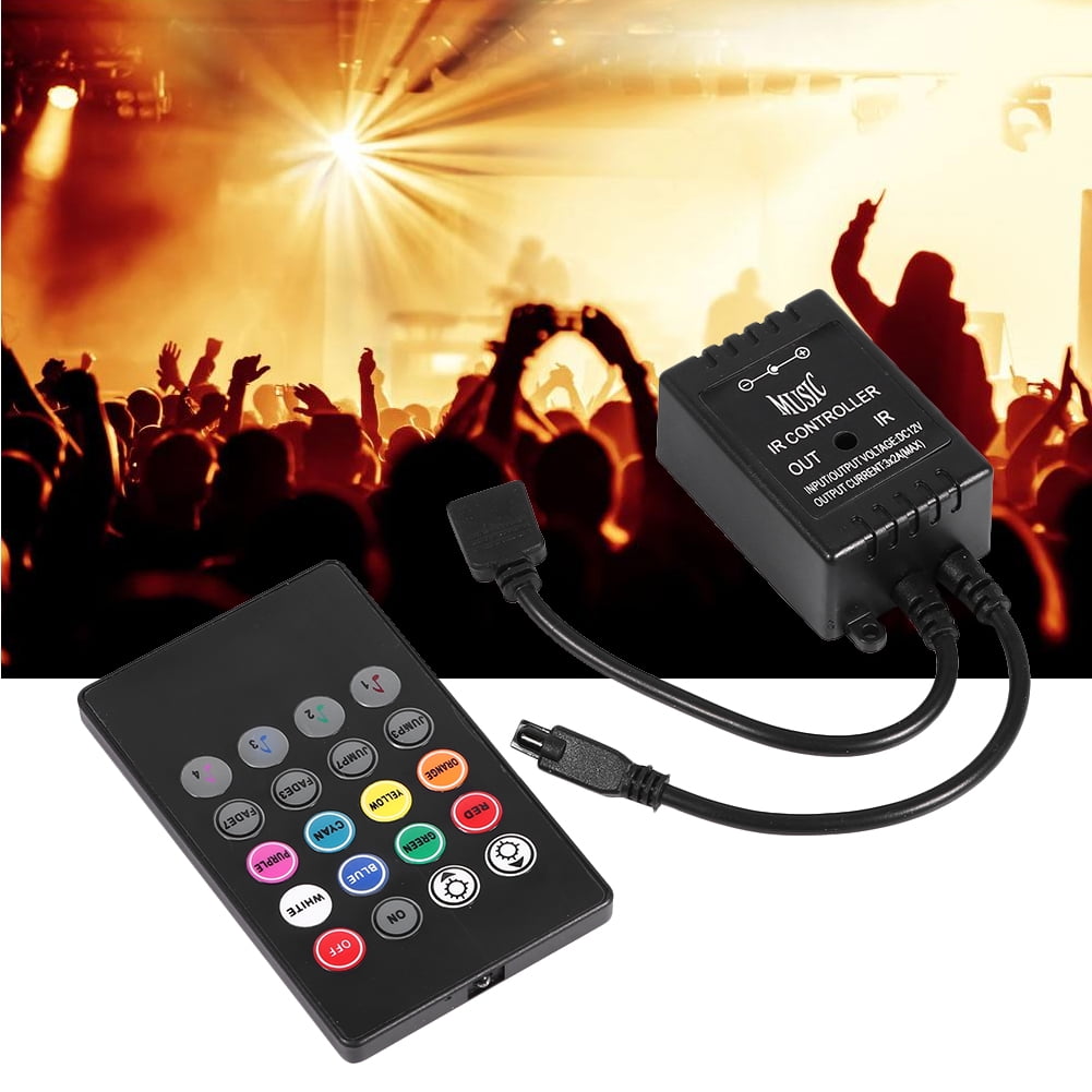 Moksha LED Music Controller 20keys IR Remote Sound Sensor Controllers