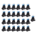 thumbnail image 2 of Interruptor de botón de bloqueo automático, 25 piezas Interruptor de botón industrial Botón de interruptor Funcionalidad inteligente Jadeshay A, 2 of 8