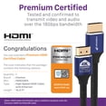 thumbnail image 3 of Fosmon HDMI 2.0 Cable 4K@60Hz 15ft, Premium Certified CL3 Rated, 18Gbps Super High Speed, HDR, HDCP 2.2, 3D, ARC, 4:4:4, Braided Compatible with UHD TV Monitor, PS4/PS5, Xbox One/Series X/S, 3 of 8