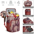 thumbnail image 2 of Colorful Paisley Pattern Insulated Backpack Cooler, Waterproof & Leak Proof, High-Performance Insulation, Perfect for Travel, Camping, and Outdoor Activities, 2 of 5
