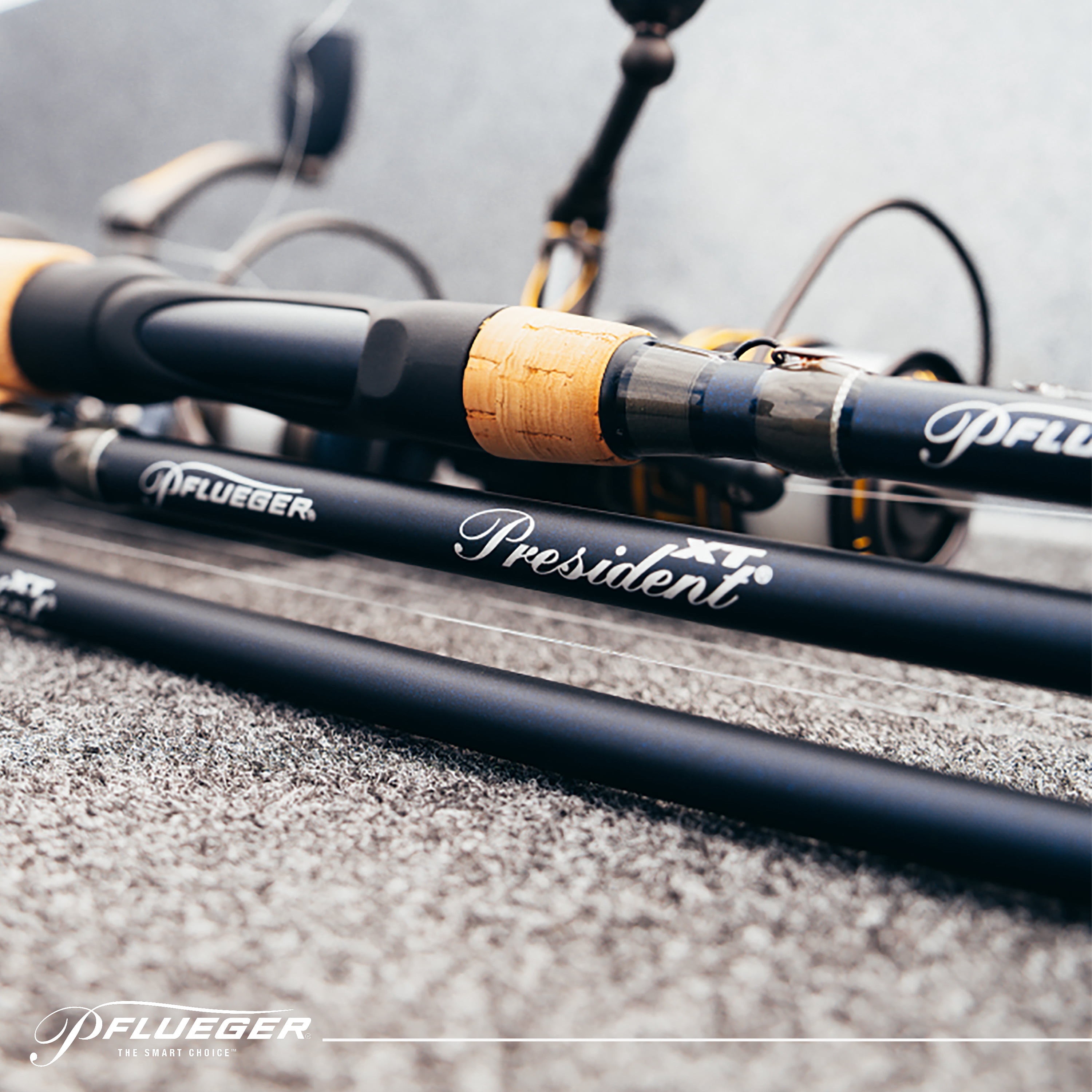 Pflueger President XT Spinning Fishing Rod, 8'6" Medium