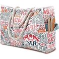 thumbnail image 1 of Beach Bags for Women - Extra Large Beach Tote Bag, Women Sandproof Pool Bag, Beach Bag for Pool Gym Grocery Travel, 1 of 5