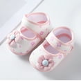 thumbnail image 2 of WYQLFSB Girls Size 1 Sandals Baby Boys Jazz Shoes Girls Soft Toddler Shoes Toddler Walkers Shoes Colorful Flowers Princess Shoes Sandals Flat Walkers Shoes Colorful Flower Baby Boy Shoes 3-6 Months, 2 of 6
