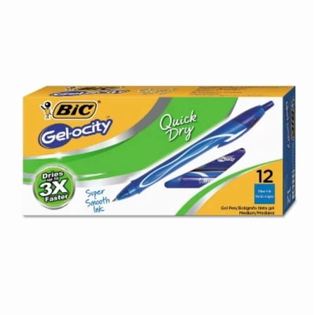 Gel-ocity Quick Dry Retractable Gel Blue Ink Medium 1 Dozen RGLCG11BE