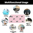 thumbnail image 2 of Kawaii Single Panda Pattern Mouse Pad,Desk Mat,Game Mat,Makeup Table Mat,Varied Use Mat for Office/Home/Study Girls Boys(31.5''''X15.7'''''',Pink&Single Panda), 2 of 5