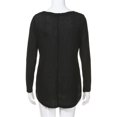 thumbnail image 3 of CAICJ98 Womens Cardigan Women's Plus Size Button Down Open Front Cardigan Lightweight Knit Shrug Sweaters Black,L, 3 of 5