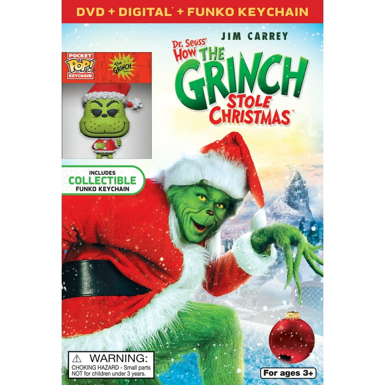 The Grinch Christmas Is Cancel Dvd Image 2022 Dr. Seuss' How The Grinch Stole Christmas (Walmart Exclusive) (Dvd +  Collectible Funko Keychain) - Walmart.com