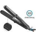 thumbnail image 3 of Kreppeisen for Hair, CkeyiN 4-in-1 Hair Straightener Ceramic Flat Iron & Multistyler with Curling Wand, Temperature Control & Fast Heating, 3 of 5