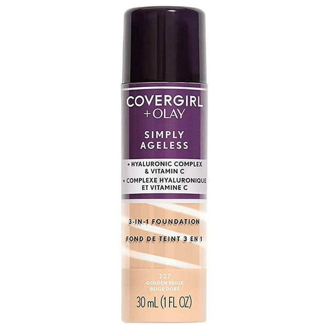 Base de maquillaje líquida COVERGIRL & Olay Simply Ageless Gol 3 en 1
