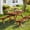 Multicolor2, variant on 3PCS Picnic Table Cover with Bench Covers, Happy Camper RV Camping Tablecloth Fitted Picnic Picnic Table Cover with Elastic Windproof Waterproof, Outdoor & Garden Camping Accessories Essentials 60in