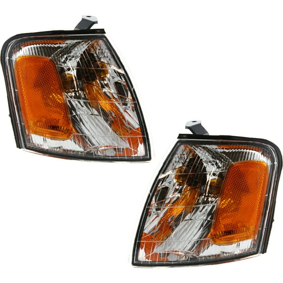 Garage-Pro Driver and Passenger Side Corner Light Set Compatible With 1998-1999 Toyota Avalon, With bulbs