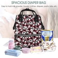 thumbnail image 5 of Daiia French Bulldog1 Large Capacity Baby Bag Waterproof Stylish Diaper Bag Mummy Backpack Adjustable Straps Diaper BagBaby Essentials Bag, 5 of 6