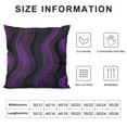 thumbnail image 5 of PHYHOO Ombre Striped Throw Pillow Covers, Purple Black Geometric Pillow Covers for Bed Sofa, Gradient Stripes Lines Cushion Covers, Modern Abstract Curve Stripe Decorative Pillow Covers, 5 of 5