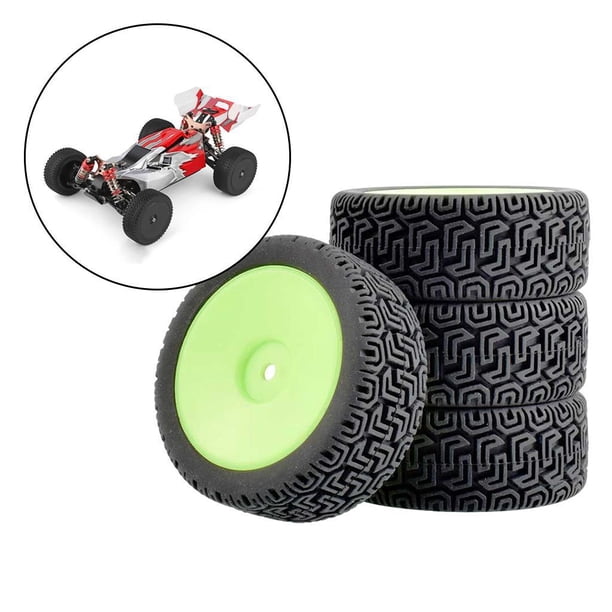 Paquete de 4 repuestos de buje hexagonal Yotijar para 144001 1/16 modelo Trucks piezas de bricoje para automóvil Verde