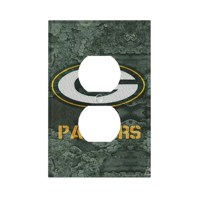 Panel de interruptores de pared con marco romano de cuero simple para interruptores de luces Packers Switching Panel de interruptores de luz simple, doble o con tirador