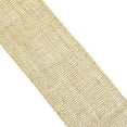 thumbnail image 4 of Uxcell 10 Yards Natural Burlap Ribbon 2.4 inch Jute Burlap Wired Ribbon Rustic Ribbon, 4 of 5
