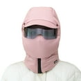 thumbnail image 2 of jobturf Trapper Hat for Women Windproof 3 in 1 Balaclava Face Mask with Glasses Camping Hunting Unisex Ski Cap Thickened Warm Winter Hats, 2 of 5