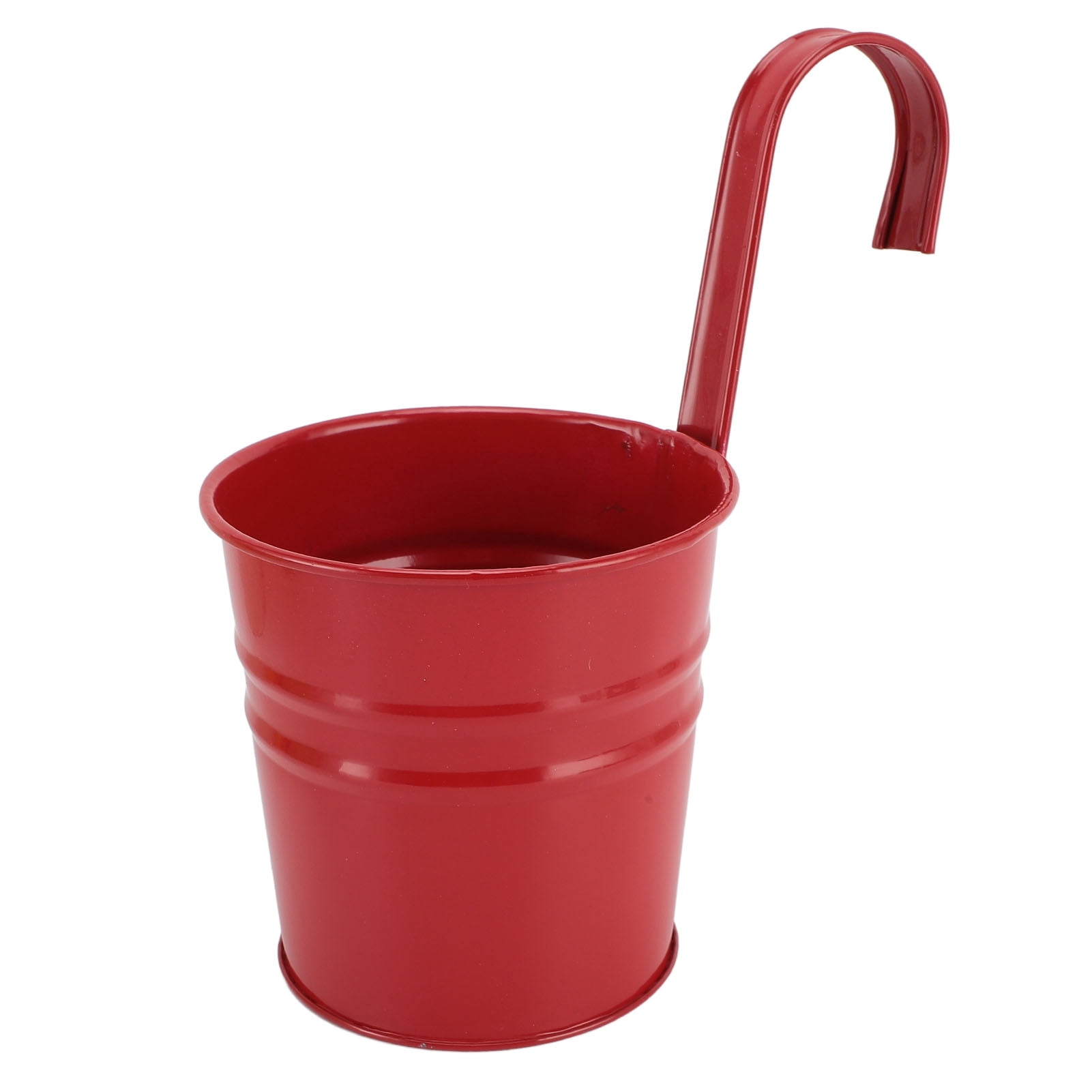 M Buder 10Pcs Hanging Flower Pots Iron Decorative Detachable Garden Planters with Drainage Holes for Indoor Outdoor Use (3.94 inches / 10 cm)