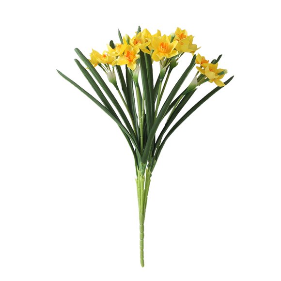 Soft Bouquets Dried Flower Artificial Eucalytus 23.6In Yellow Wall Rattan White Natural Eucalyptus Leaves