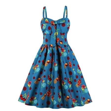 

Ozmmyan Dresses for Women 2022 Sleeveless Christmas Corset Dress for Christmas Party Round Neck Christmas Pattern Decoration Christmas Essential Dress Gift on Clearance