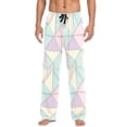 thumbnail image 7 of FORMRS Mens Pajama Pants with Pockets Sleepwear Lounge Bottoms Sizes S-2XL, Purple Geometric, 7 of 7