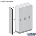 thumbnail image 2 of Salsbury 22235BLU Side Panel For 21 Inch Deep Extra Wide Designer Wood Locker - Without Sloping Hood - Blue, 2 of 2