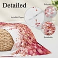 thumbnail image 3 of Red Eucalyptus Leaves Pillow Covers 12"x20", Spring Floral Summer Botanical Soft Brushed Microfiber Breathable Throw Pillow Covers, Pillowcase with Zipper for Couch Sofa Bedroom Living Room, 3 of 9