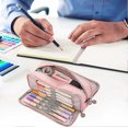 thumbnail image 3 of Large Pencil Case For Girls Boys, Big Capacity Pencil Cases With 3 Compartments, 3 of 4
