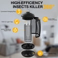 thumbnail image 5 of HeartGoods Bug Zapper Outdoor, Mosquito Zapper, Insect Zapper Electric Fly Traps for 1/2 Acre, 3.9 ft Power Cord, 4200V, ABS Plastic Outer, Black, 5 of 9