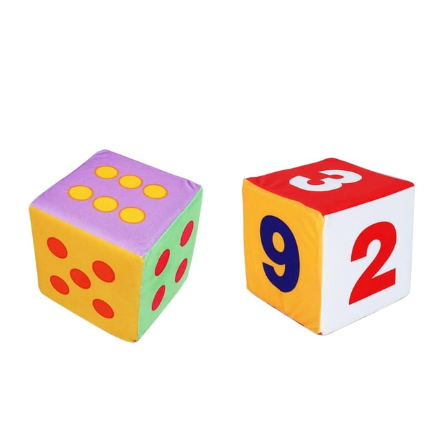 Dados de espuma gigantes grandes CUTICAT Juguete de Números para Desarrollo de Inteligencia